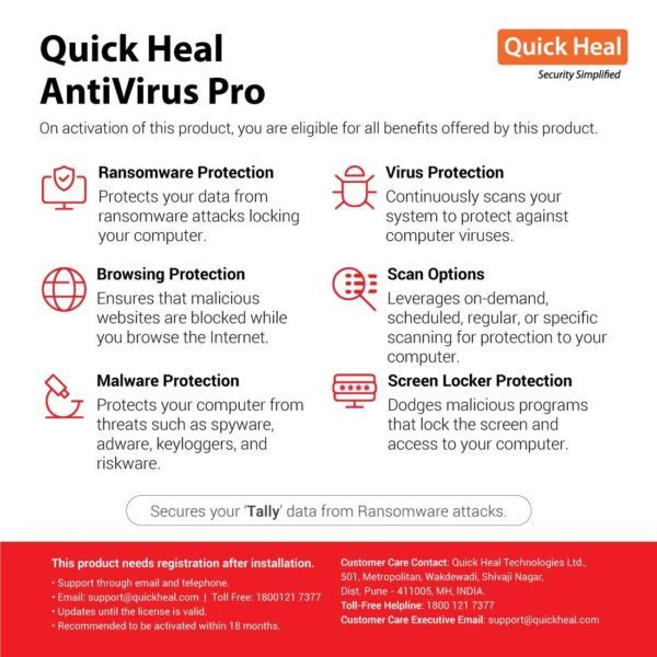 Quick Heal Antivirus Pro - 1 PC, 3 Years ( Email Delivery in 2 hours ) (Quick Heal Authorized Partner) - Image 2