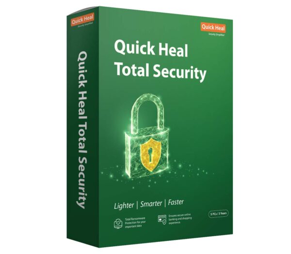 Quick Heal Total Security - 5 PC, 3 Year ( Email Delivery in 2 hours ) (Quick Heal Authorized Partner)