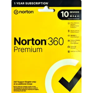 Norton 360 Deluxe – 1 Device, 1 Year | Digital License | Subscription | Get It Instantly by Email