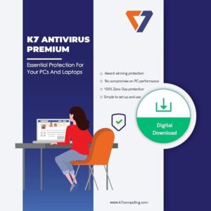 K7 Antivirus Premium – 1 User, 1 Year | Subscription | Get It Instantly by Email