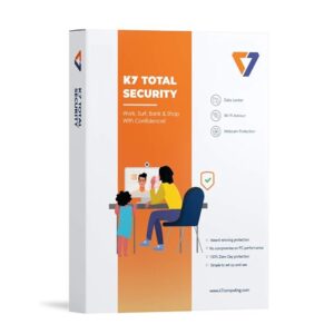 K7 Total Security – 1 User, 1 Year | Subscription | Get It Instantly by Email