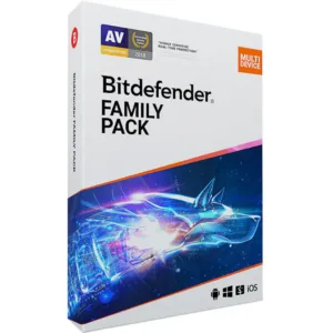 Bitdefender Total Security – 15 Devices, 1 Year Family Pack | Windows/Mac/Android/iOS | Get It Instantly by Email