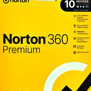 Norton 360 Premium – 10 Devices, 3 Years | Subscription | Get It Instantly by Email