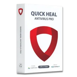 Quick Heal Antivirus Pro – 1 User, 1 Year | Subscription | Get It Instantly by Email