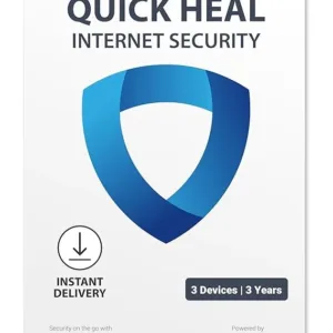 Quick Heal Internet Security Premium – 3 Users, 3 Years | Subscription | Get It Instantly by Email